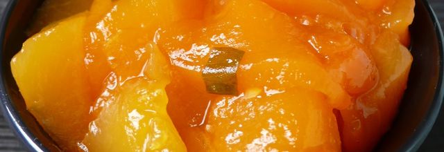 Compote de melon à la verveine