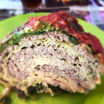 Chou entier farci comme le faisait Richard