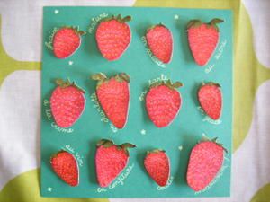 Une carte aux fraises