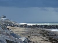 Quelques  vues de la plage et de la digue à Coutainville le 18/09/15