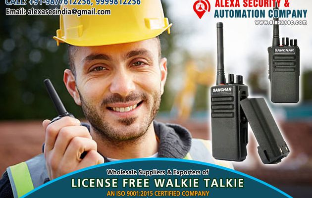 License Free Walkie Talkie for Campus uses suppliers dealers exporters distributors in Delhi, NCR, Noida, Punjab India +91-98776-12256 +91-99998-12256 http://www.alexasec.com