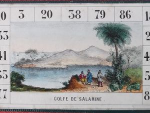 Salamine est une île grecque du golfe Saronique... 