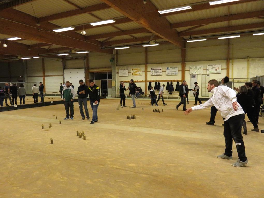 48 doublettes, une réussite pour le 1er concours de Mölkky. 