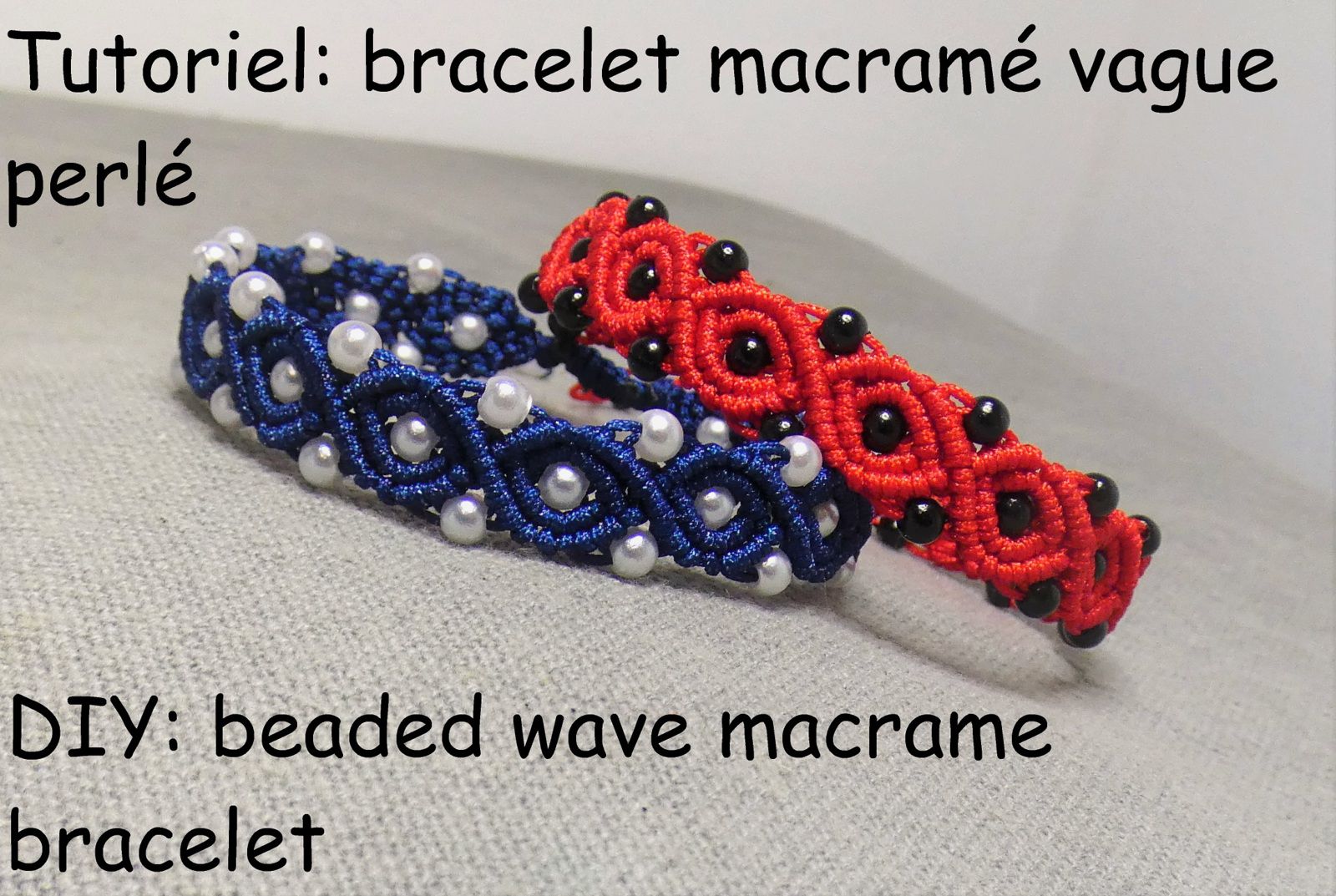 Tutoriel: faire un bracelet élastique motif fleurs perlés - les confections  de laurence