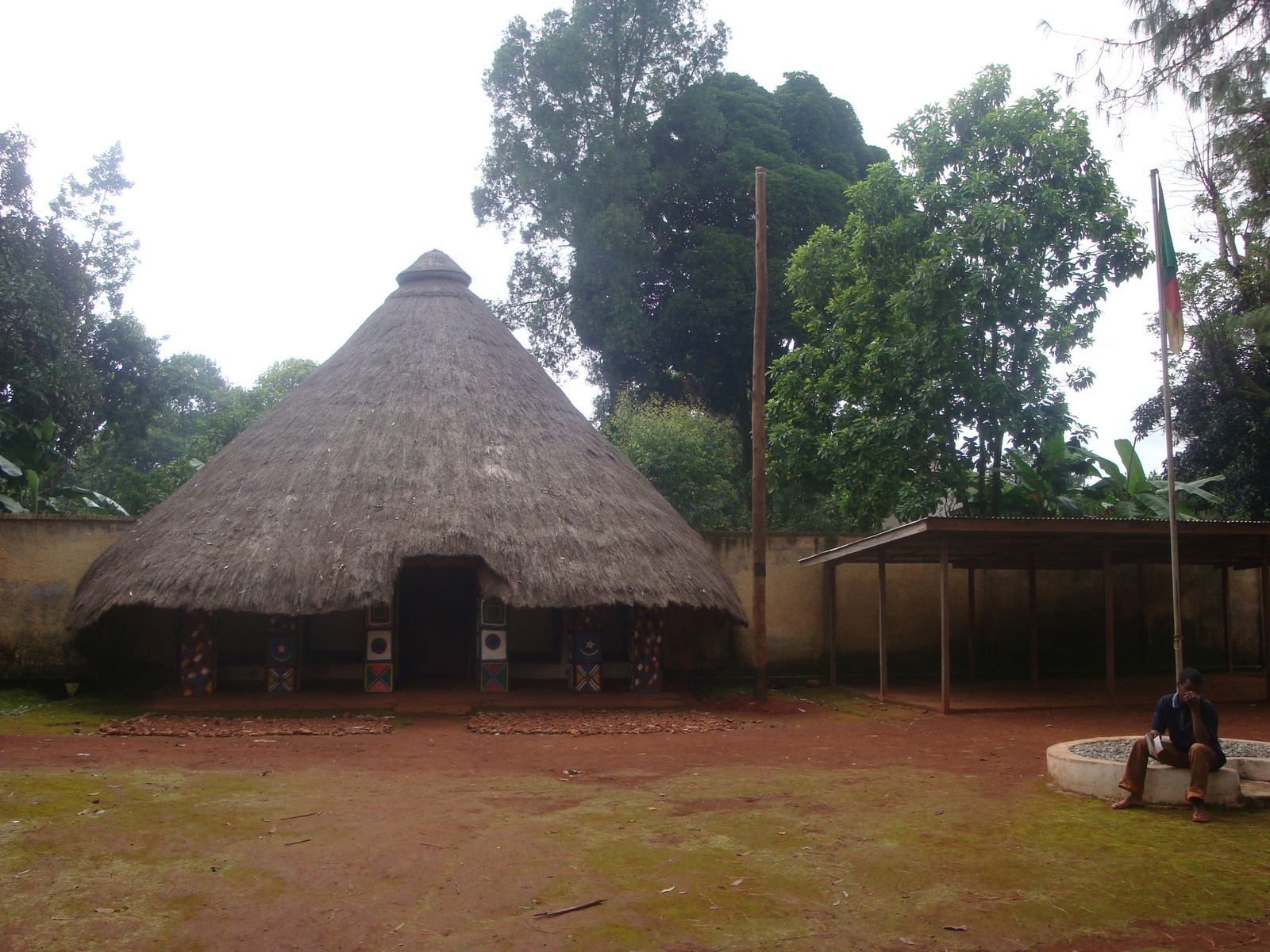 A casa do chefe tradicional, numa aldeia do norte de Camarões.