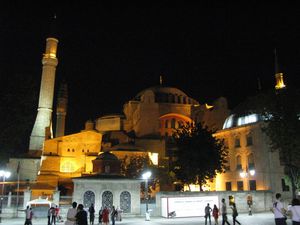 Edirne  -  Istamboul  la nuit - Le Bosphore