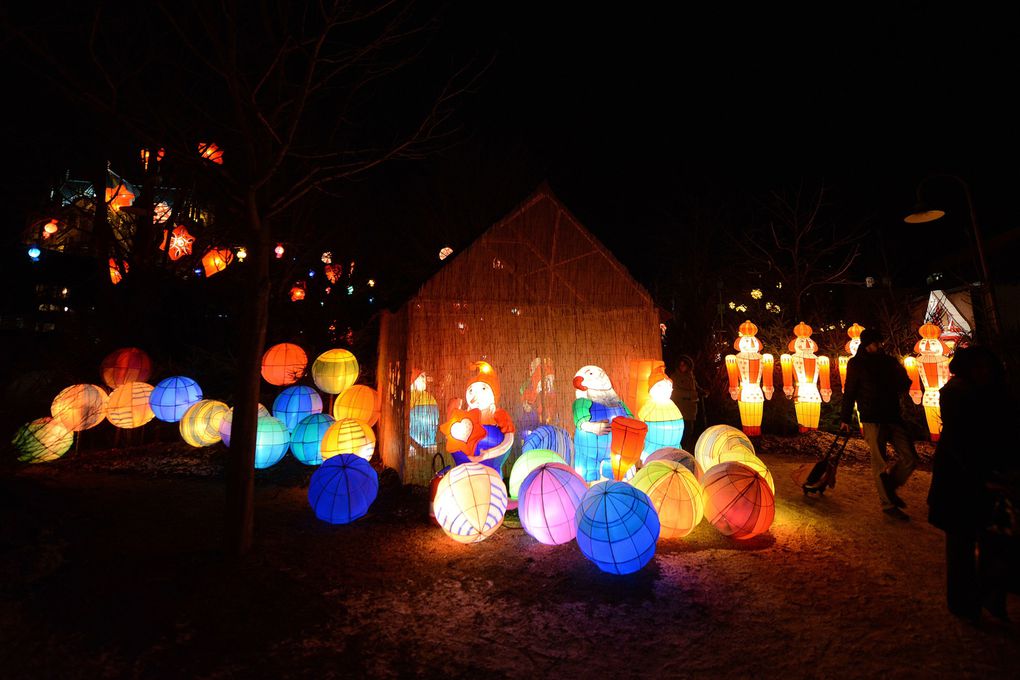 Sentier des Lanternes de Noëls - Photo : Conseil Général de la Moselle