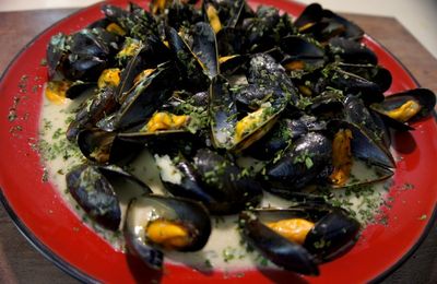 Recette Moules au Roquefort