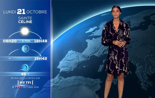 Tatiana Silva Météo TF1 le 20.10.2019