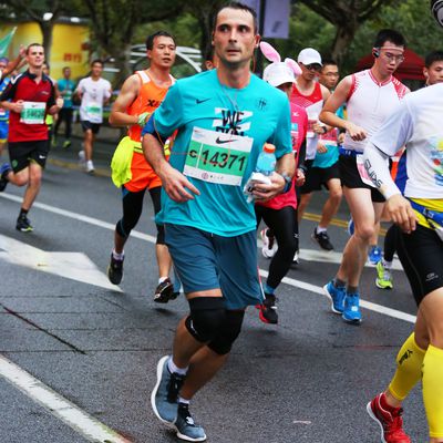 Jean René au Marathon de Shanghai