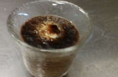 creme brulée aux olives noires