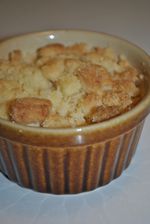 Crumble croquant aux pommes fondantes