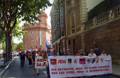 Manifestation des retraités le 15 juin