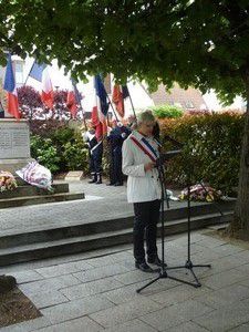 Commémoration des 70 ans de la victoire de la seconde guerre mondiale aux Clayes