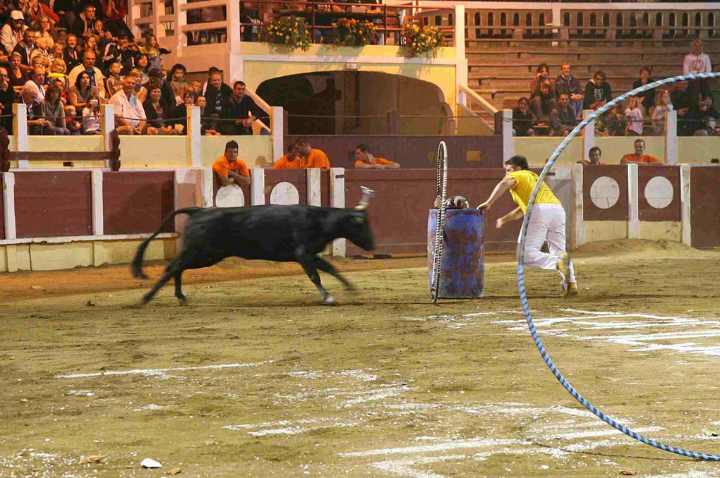 Arènes Parentis 13-08-2010
Croque-vache contre les Pompiers!!