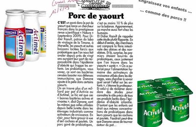 Nourriture et marketing, attention aux aliments "probiotiques" !