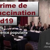 Le sénateur américain Ron Johnson fait entrer le crime de la vaccination Covid19 dans la conscience populaire