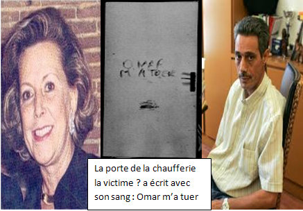 L'affaire Omar m'a tuer: une inscription en lettres de sang le désigne comme meurtrier