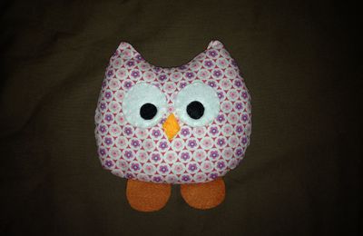 You did It Yourself : coussin/doudou hibou par Mariecha