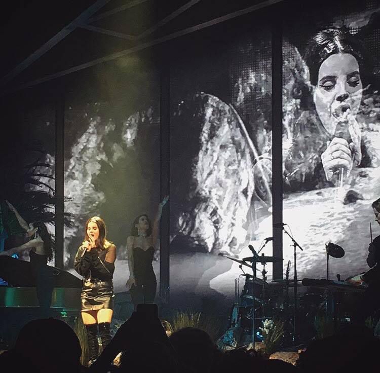 Lana Del Rey en live au Value City Arena du Schottenstein Center de Colombus, dans l'Ohio (23/01/2018)