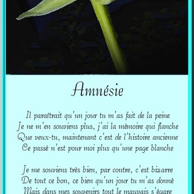 Amnésie