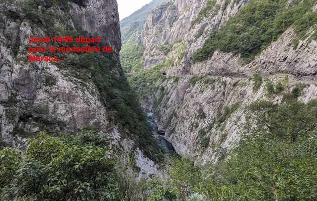  Monténégro 10 : canyon de Moraca, monastère, pont de Djurdjevica, parc de Durmitor