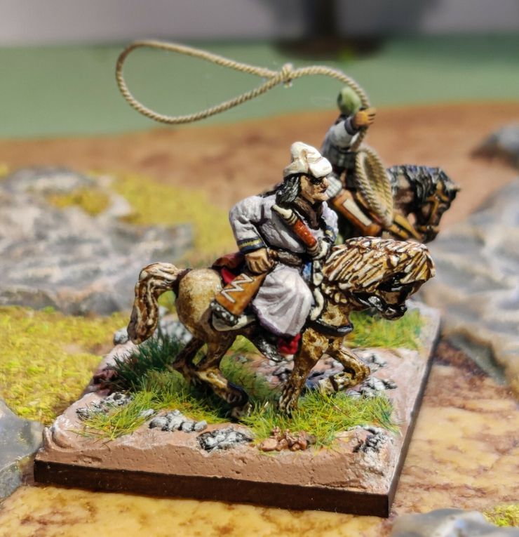 Hunnic Horse Archers in White Tunics