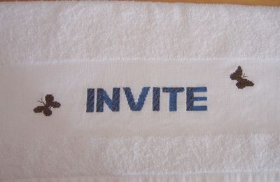 Serviette "invité"