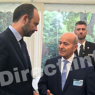 L'industriel Kabyle Issad Rebrab rencontre le Premier Ministre Français Edouard Philippe. KDirect.info