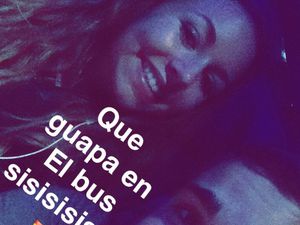 En el bus con Faustine