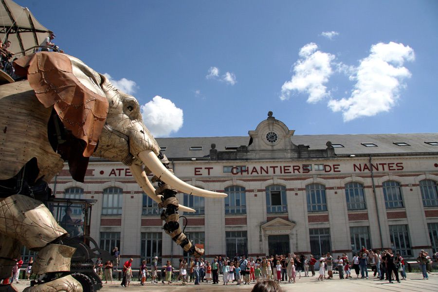 Eléphant de l'Ile de Nantes Royal de Luxe - Photos Thierry Weber Photographe La Baule Guérande