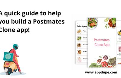 A quick guide to help you build a Postmates Clone app!
