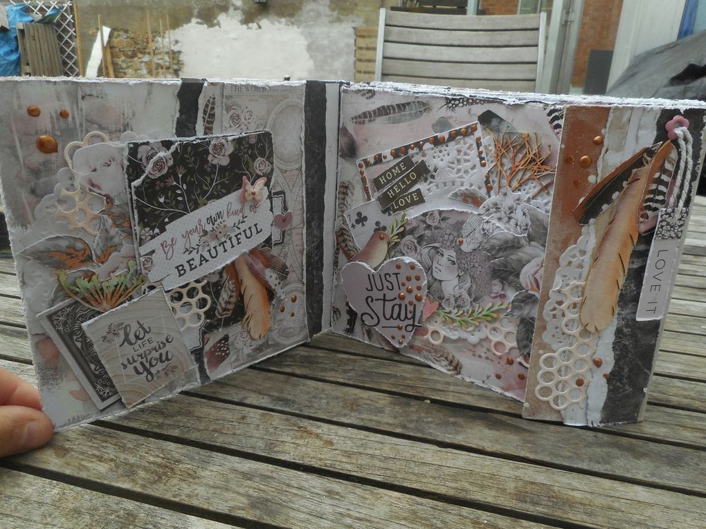 mini album shabby (rose quartz collection de prima)