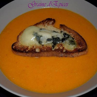 Crème de Butternut au Bleu