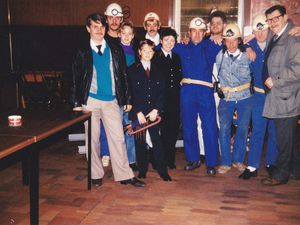 Sainte-Barbe des enfants de mineurs et exposition en 1992 à Algrange