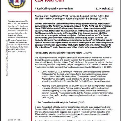 La CIA qui manipule - Traduction du memorandum