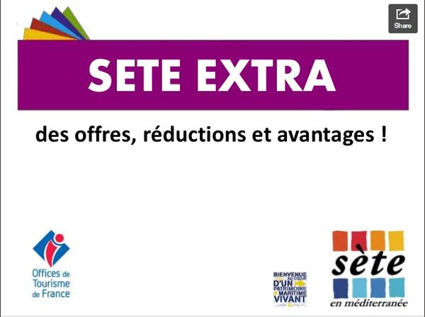 Bon plan : la carte numérique Sète Extra