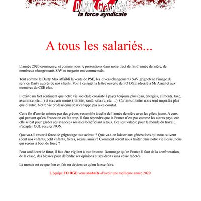 Tract fin d'année 2019