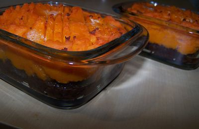 Parmentier de potimarron au boudin noir