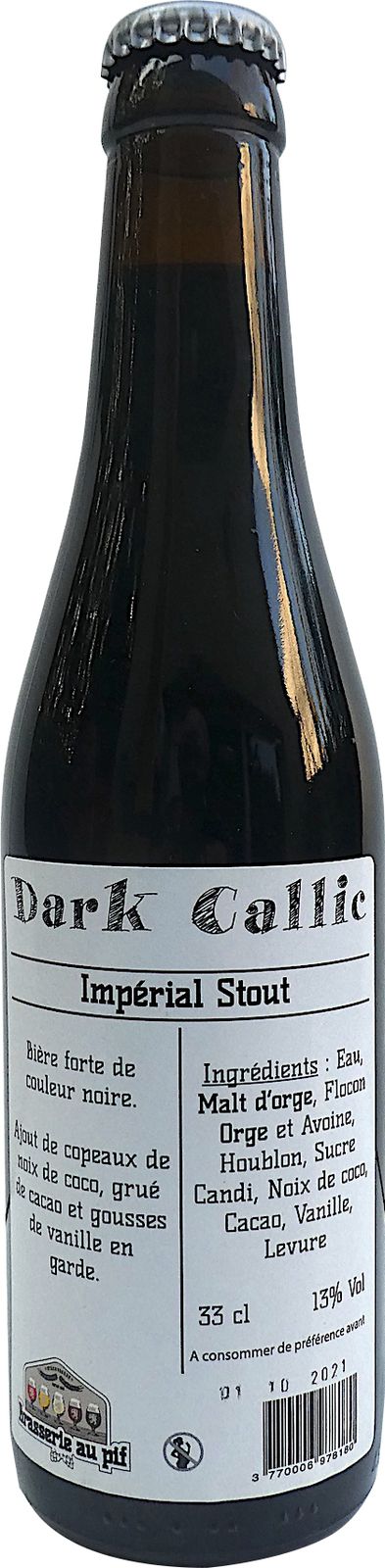 Photo de la bière Dark Callic de la brasserie nordiste Au Pif