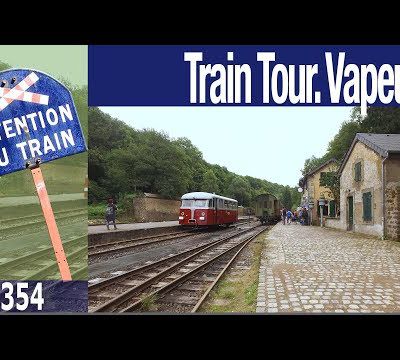 Le train 1900 chemin de fer touristique reliant Pétanges à Fond de gras au Luxembourg