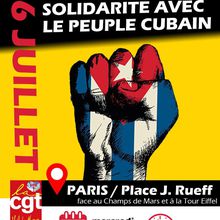 Solidarité avec Cuba, Paris, mercredi 26 juillet 2023