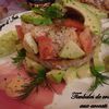 Timbales de crabe aux avocats