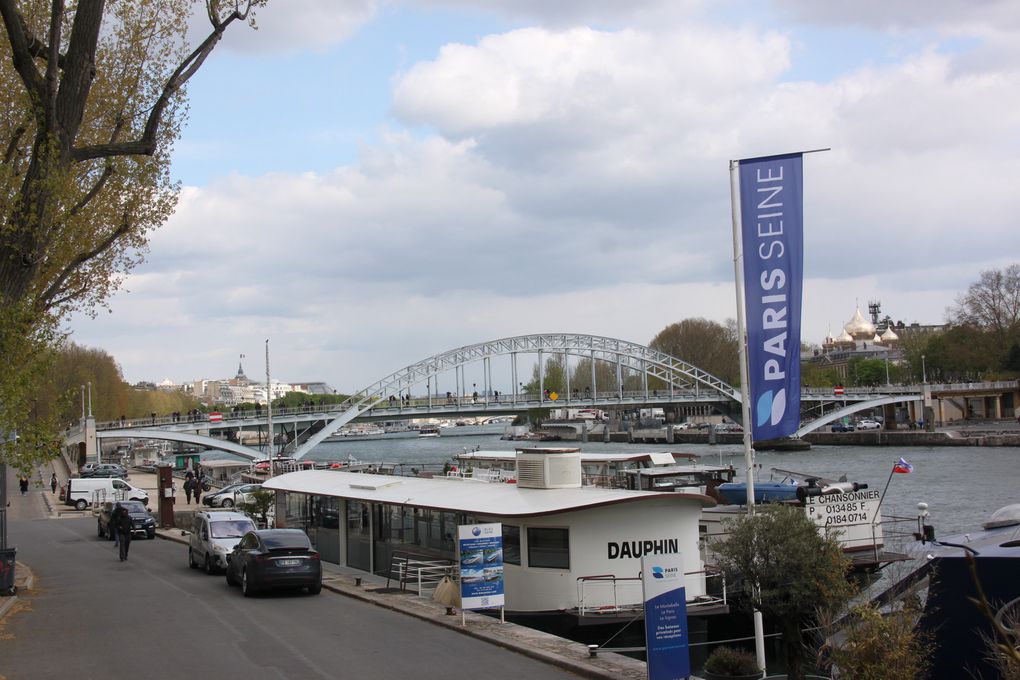 Pont d'Iéna (1808-1814), passerelle Debilly (1899-1900) piétonne