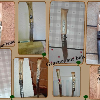 Gravure sur opinel