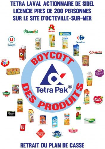 Le groupe Sidel licencie = Boycott Tetra Pak !