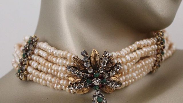 Colliers traditionels Algeriens de perles de culture 