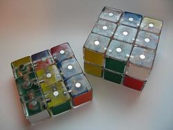 Un Rubik's cube magnétique