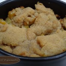 Mini crumbles pomme poire