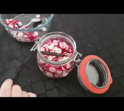 confit de radis façon pickles